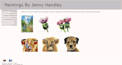 Desktop Screenshot of jennyhandley.com